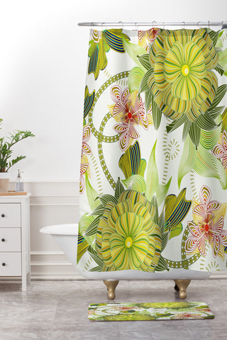 Sabine Reinhart Near The River Shower Curtain And Mat