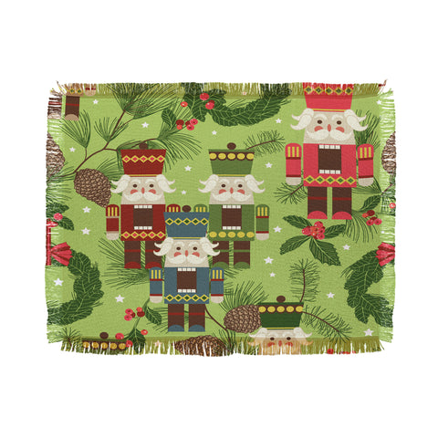 Sabine Reinhart Nutcracker Gang Throw Blanket