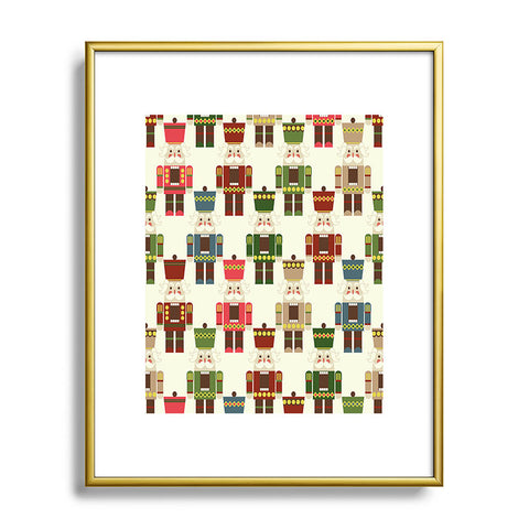 Sabine Reinhart Nutcrackers Metal Framed Art Print
