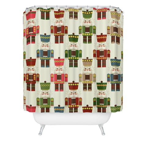 Sabine Reinhart Nutcrackers Shower Curtain