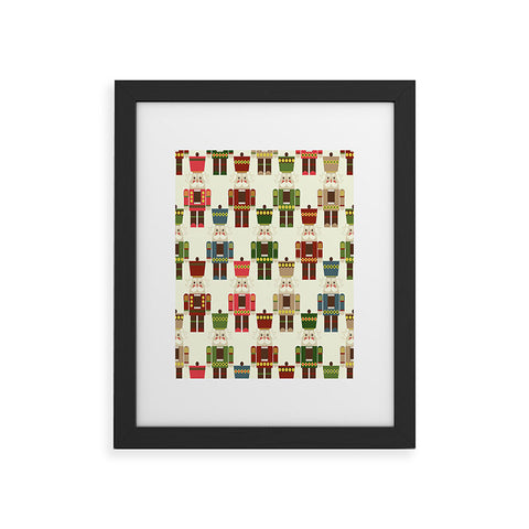 Sabine Reinhart Nutcrackers Framed Art Print