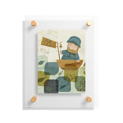 Sabine Reinhart One Fine Fisherman Floating Acrylic Print