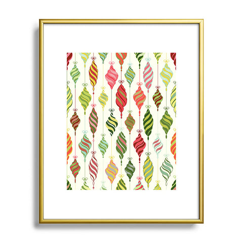 Sabine Reinhart Ornaments Metal Framed Art Print
