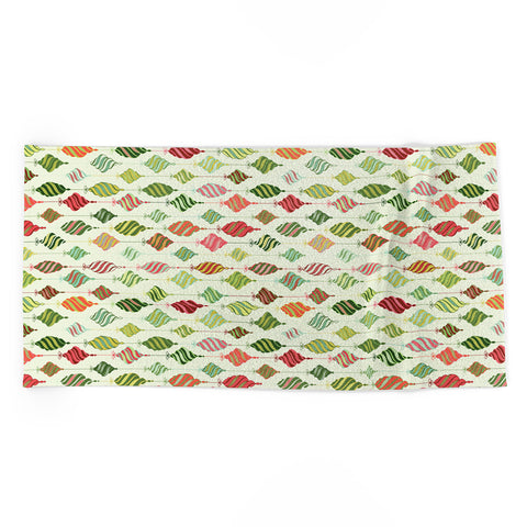 Sabine Reinhart Ornaments Beach Towel