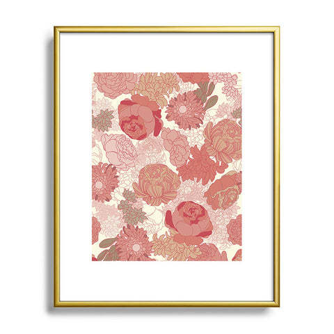 Sabine Reinhart Red Roses Metal Framed Art Print