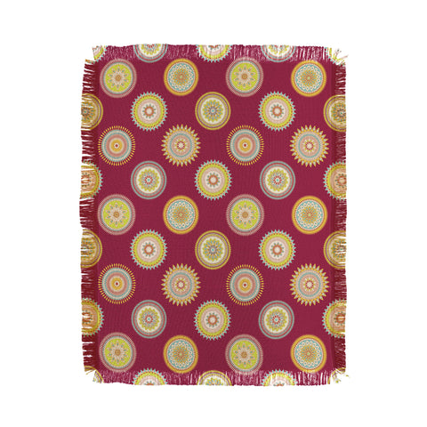 Sabine Reinhart Sameena Red Throw Blanket