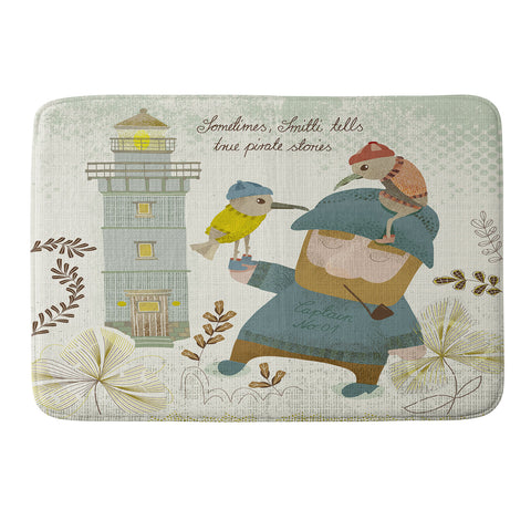 Sabine Reinhart Smitti was a Pirate Memory Foam Bath Mat