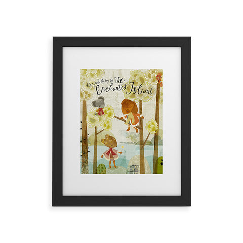 Sabine Reinhart The Enchanted Island Framed Art Print