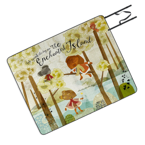 Sabine Reinhart The Enchanted Island Picnic Blanket