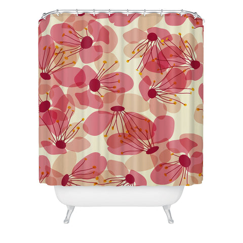 Sabine Reinhart Voices On The Veranda Shower Curtain