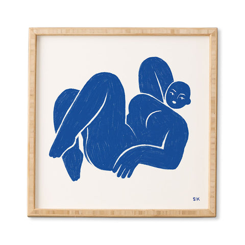 Sabrena Khadija Blue I Framed Wall Art