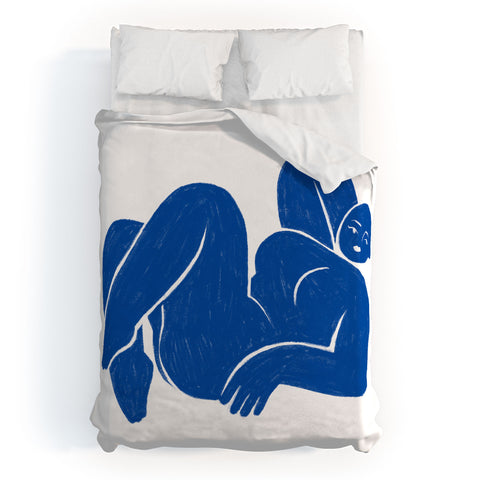 Sabrena Khadija Blue I Duvet Cover