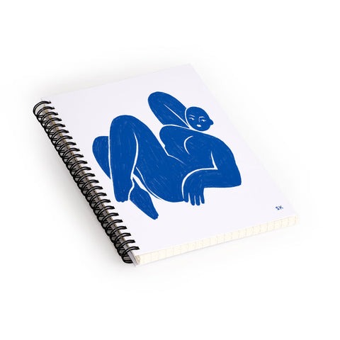 Sabrena Khadija Blue I Spiral Notebook