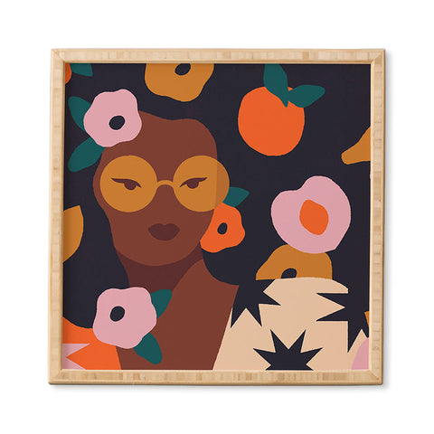 Sabrena Khadija Fruit and Flowers Framed Wall Art