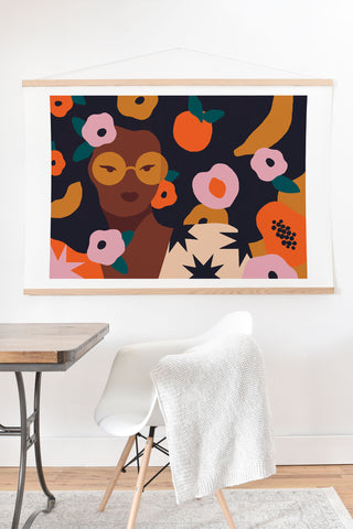 Sabrena Khadija Fruit and Flowers Art Print And Hanger