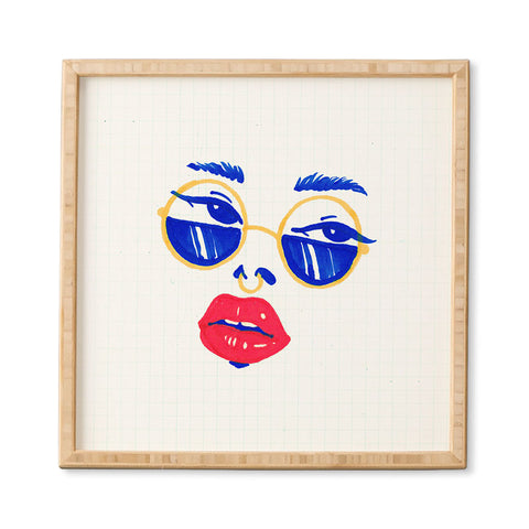 Sabrena Khadija GRL Framed Wall Art