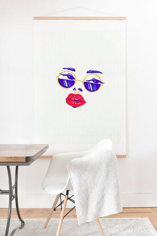 Sabrena Khadija GRL Art Print And Hanger