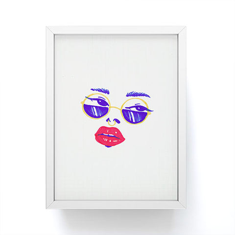 Sabrena Khadija GRL Framed Mini Art Print