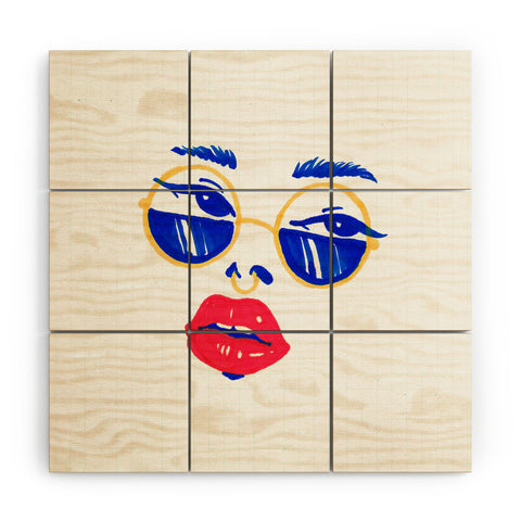 Sabrena Khadija GRL Wood Wall Mural