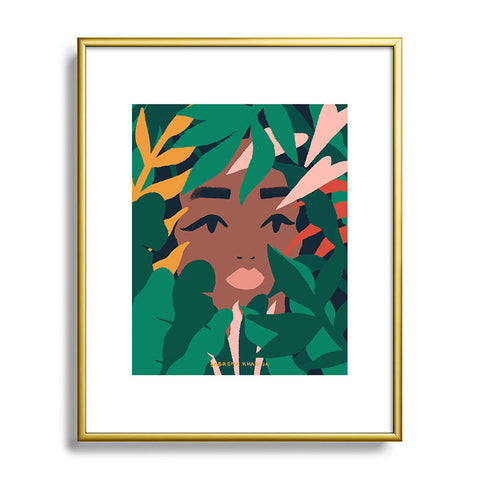 Sabrena Khadija Hide Seek Metal Framed Art Print
