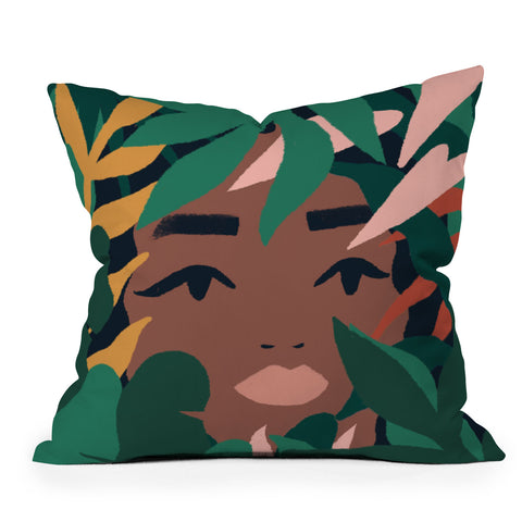 Sabrena Khadija Hide Seek Throw Pillow