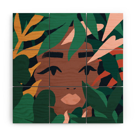 Sabrena Khadija Hide Seek Wood Wall Mural