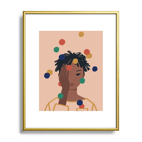 Sabrena Khadija Missing Metal Framed Art Print