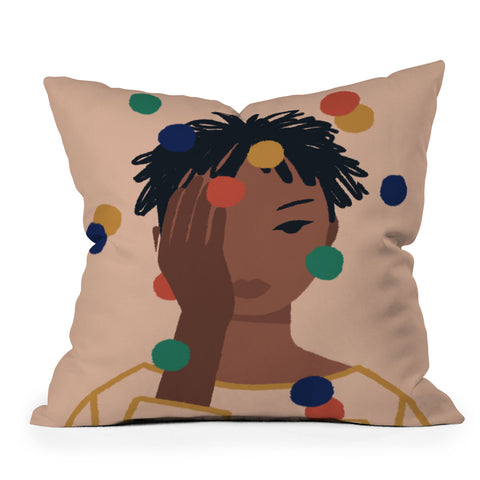 Sabrena Khadija Missing Throw Pillow