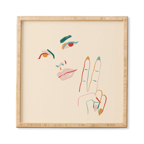 Sabrena Khadija Peace I Framed Wall Art