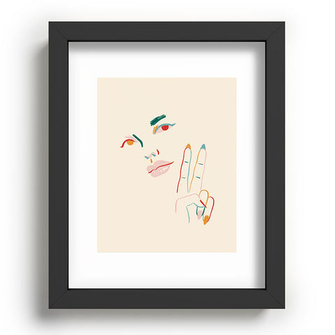 Sabrena Khadija Peace I Recessed Framing Rectangle