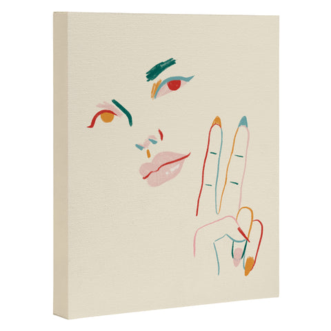 Sabrena Khadija Peace I Art Canvas