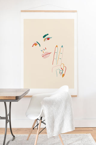 Sabrena Khadija Peace I Art Print And Hanger