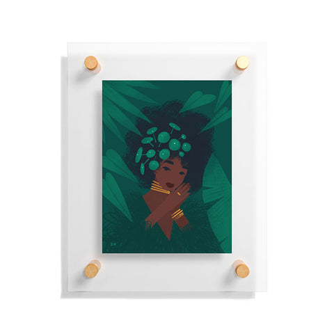 Sabrena Khadija Pilea Floating Acrylic Print