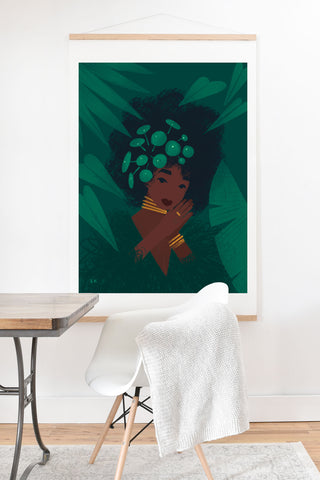 Sabrena Khadija Pilea Art Print And Hanger