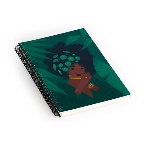 Sabrena Khadija Pilea Spiral Notebook
