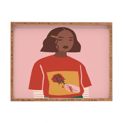 Sabrena Khadija Prick Rectangular Tray