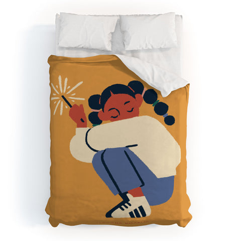 Sabrena Khadija Spark Duvet Cover