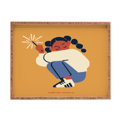 Sabrena Khadija Spark Rectangular Tray