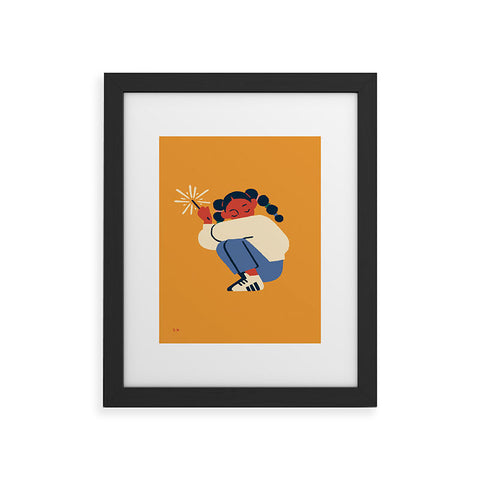 Sabrena Khadija Spark Framed Art Print