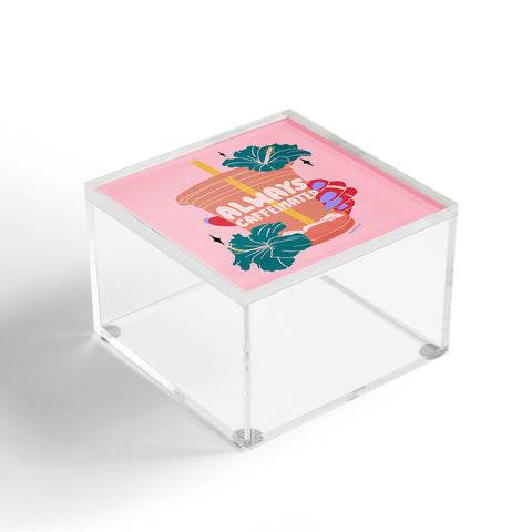 Sagepizza ALWAYS CAFFEINATED Acrylic Box