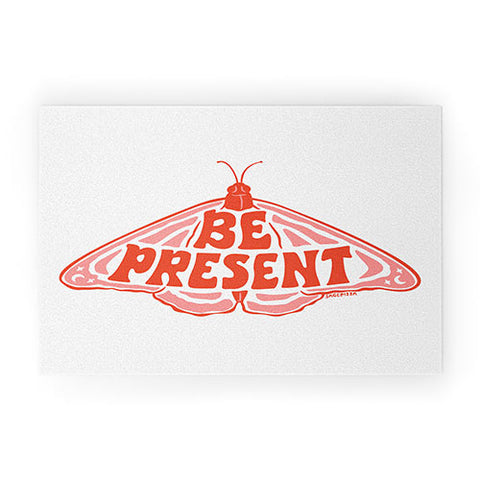 Sagepizza BE PRESENT Welcome Mat
