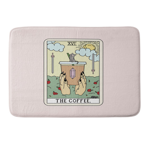 Sagepizza Coffee Reading Memory Foam Bath Mat