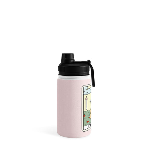 Sagepizza COFFEE READING UPDATED LIGHT Water Bottle
