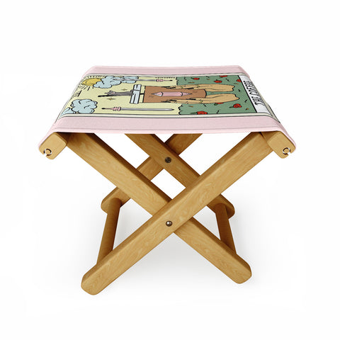 Sagepizza COFFEE READING UPDATED LIGHT Folding Stool