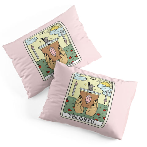 Sagepizza COFFEE READING UPDATED LIGHT Pillow Shams