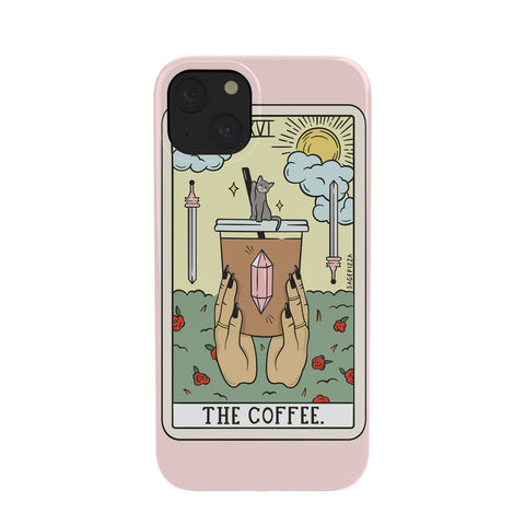 Sagepizza COFFEE READING UPDATED LIGHT Phone Case