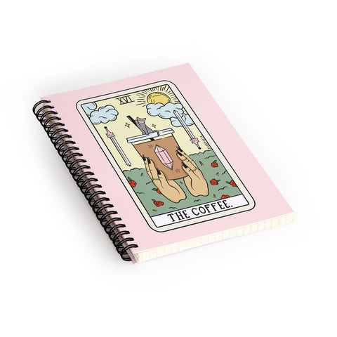 Sagepizza COFFEE READING UPDATED LIGHT Spiral Notebook
