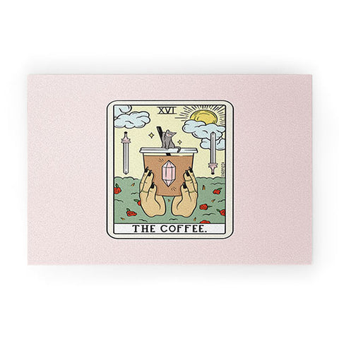 Sagepizza COFFEE READING UPDATED LIGHT Welcome Mat