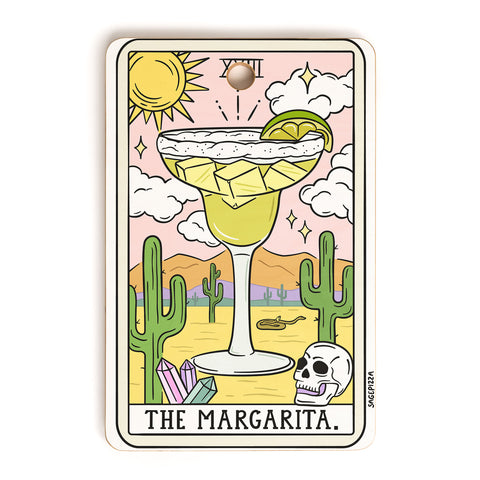 Sagepizza Margarita Reading II Cutting Board Rectangle