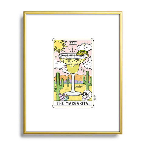 Sagepizza Margarita Reading II Metal Framed Art Print